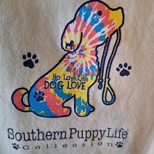 Southern Puppy Life Collection Women's Small Long Sleeve 100 % Cotton
